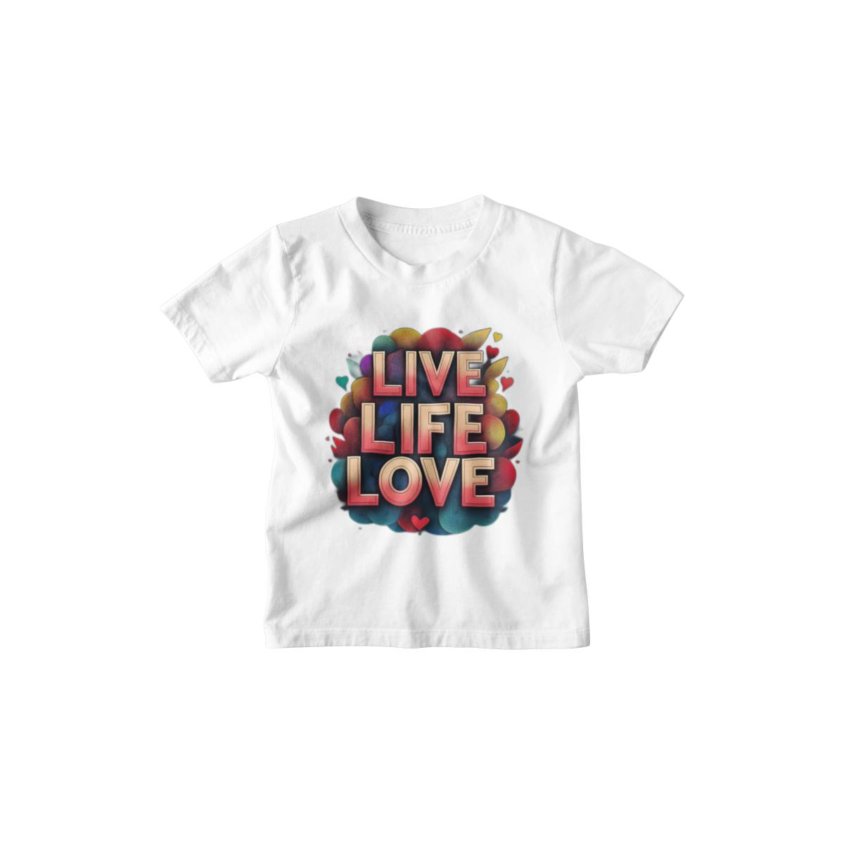 Kinder T-Shirt Live Life Love