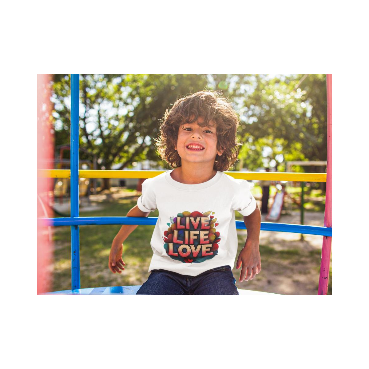 Kinder T-Shirt Live Life Love