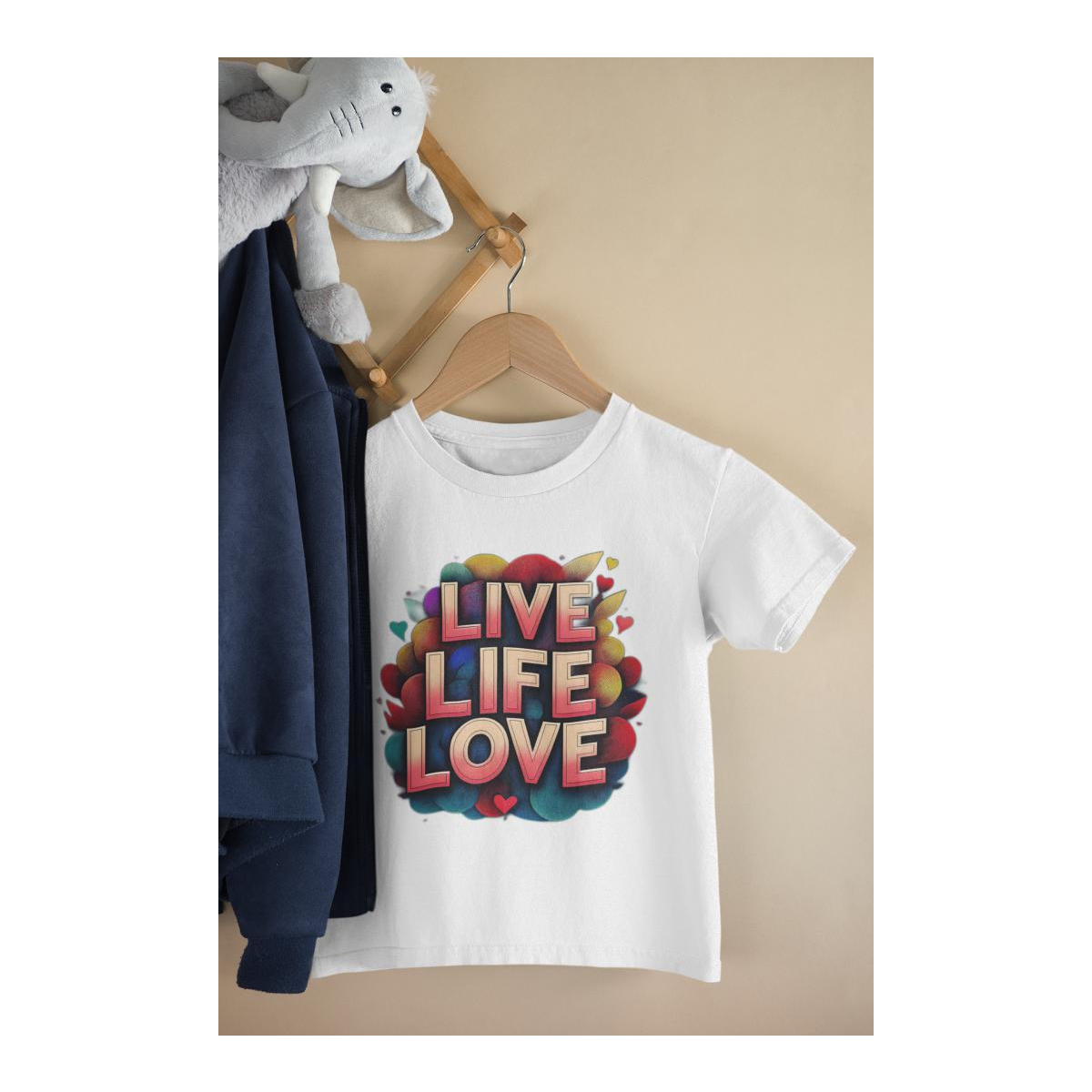 Kinder T-Shirt Live Life Love