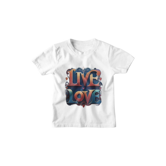 Kinder T-Shirt Live Love