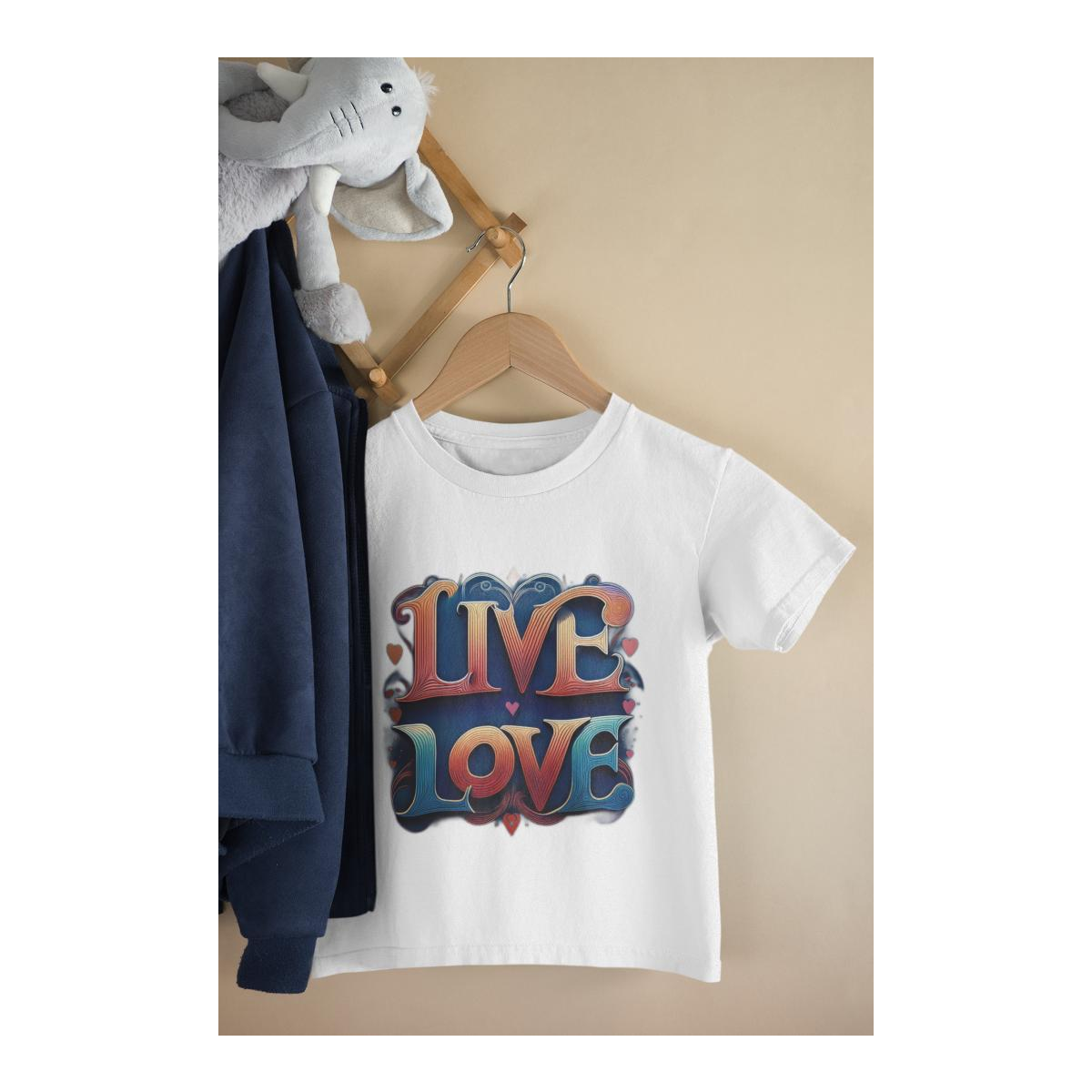 Kinder T-Shirt Live Love