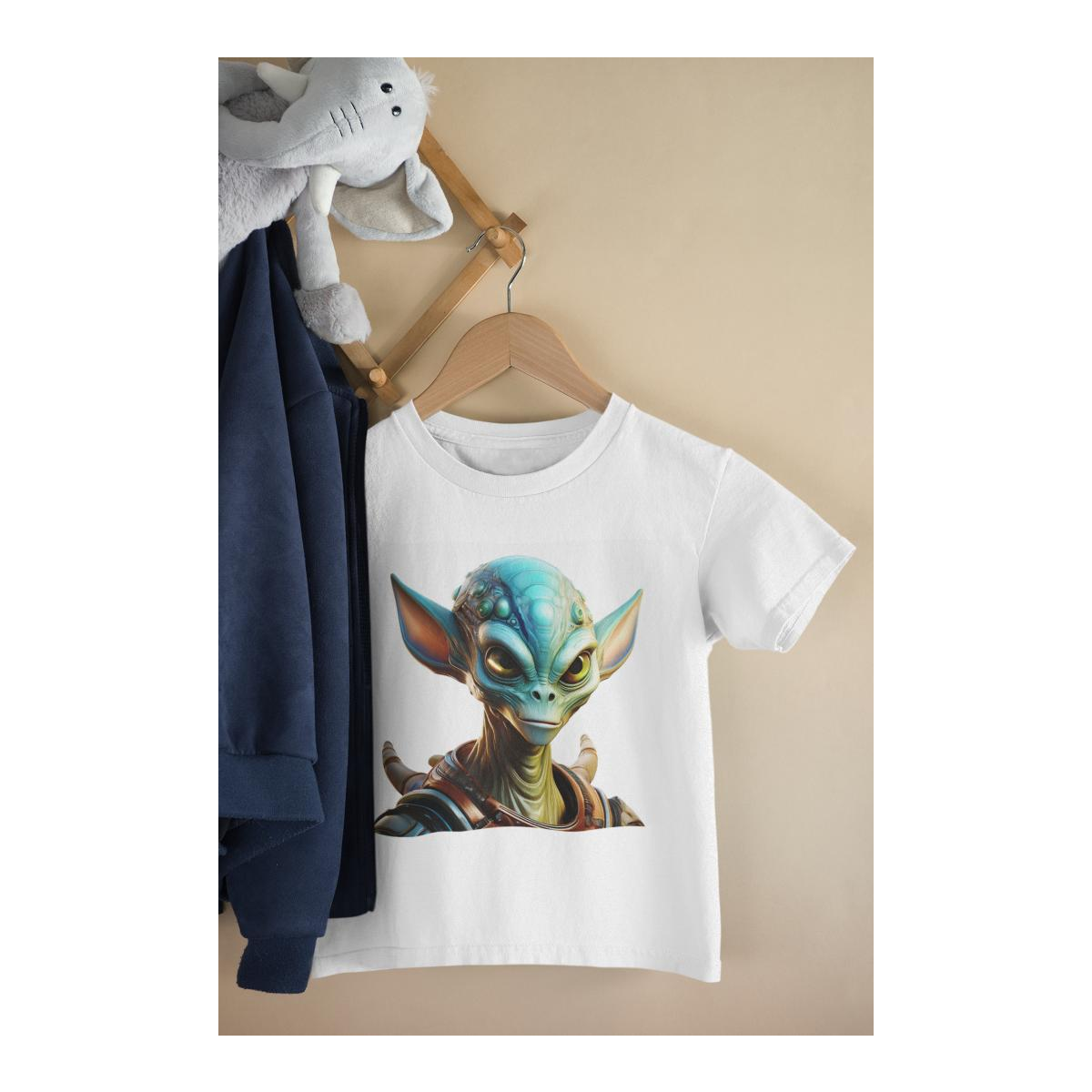 Kinder T-Shirt Mythischer Alien