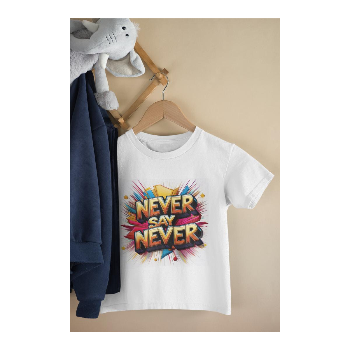 Kinder T-Shirt Never Say Never