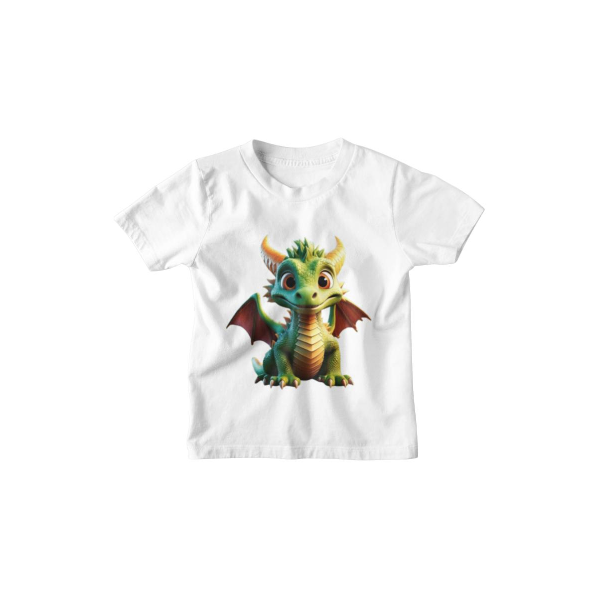 Kinder T-Shirt Niedlicher Cartoon Drache