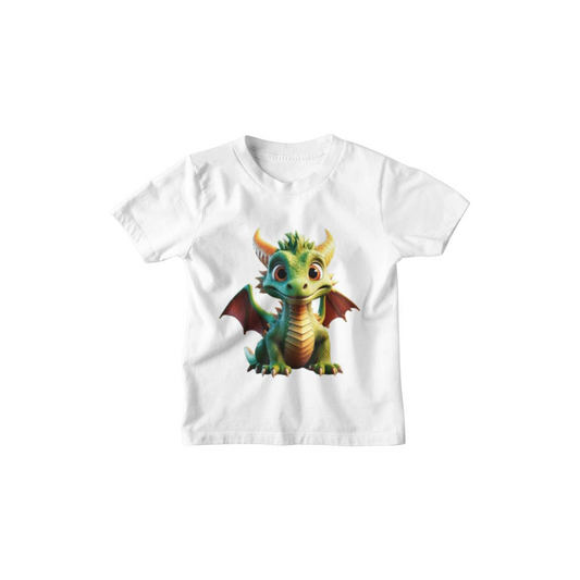Kinder T-Shirt Niedlicher Cartoon Drache
