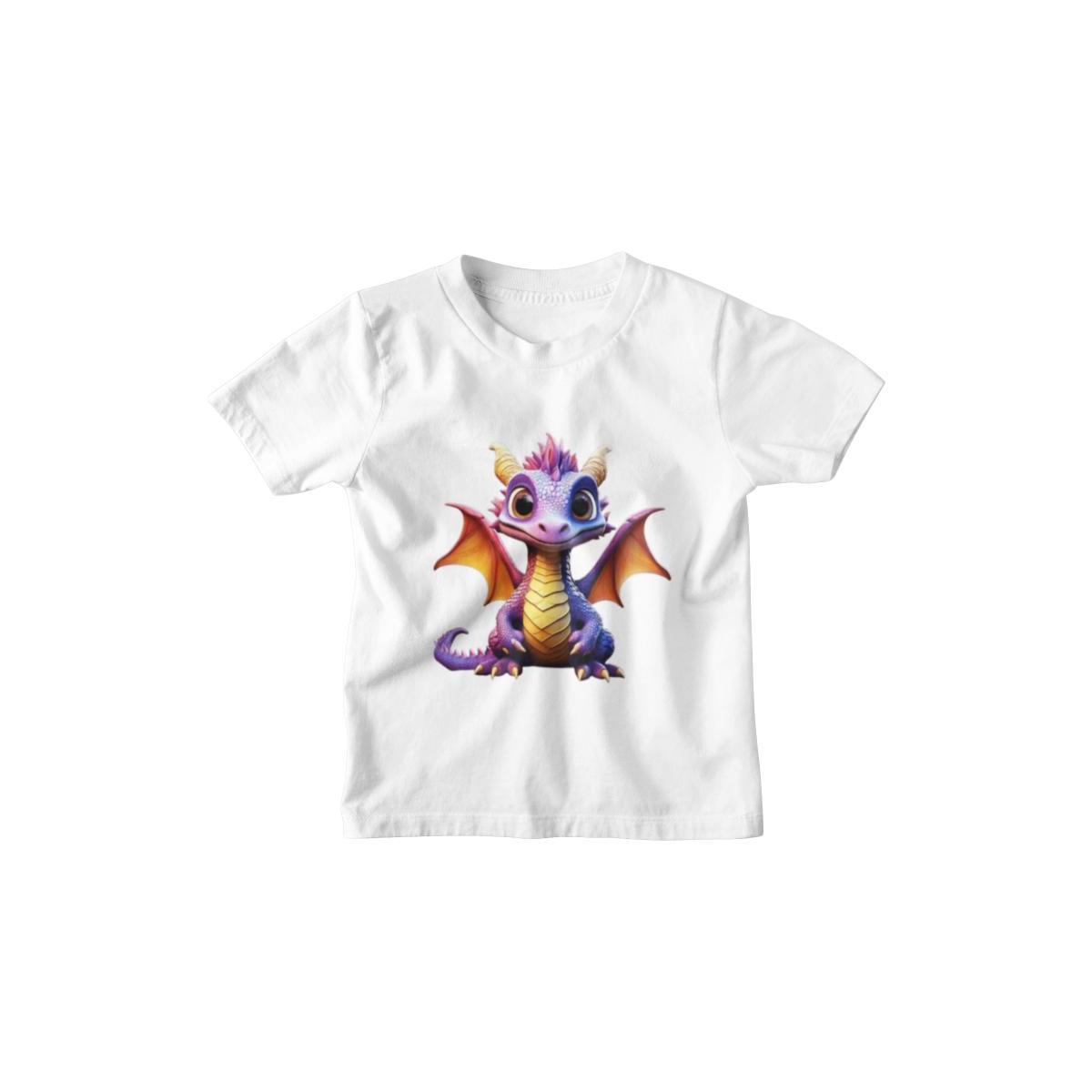 Kinder T-Shirt Niedlicher Cartoon Drache 2