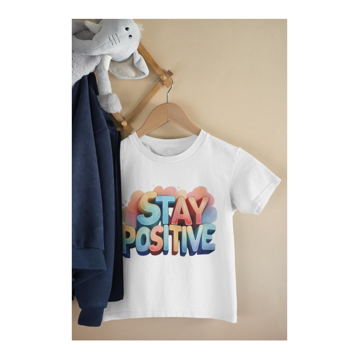 Kinder T-Shirt Stay Positive