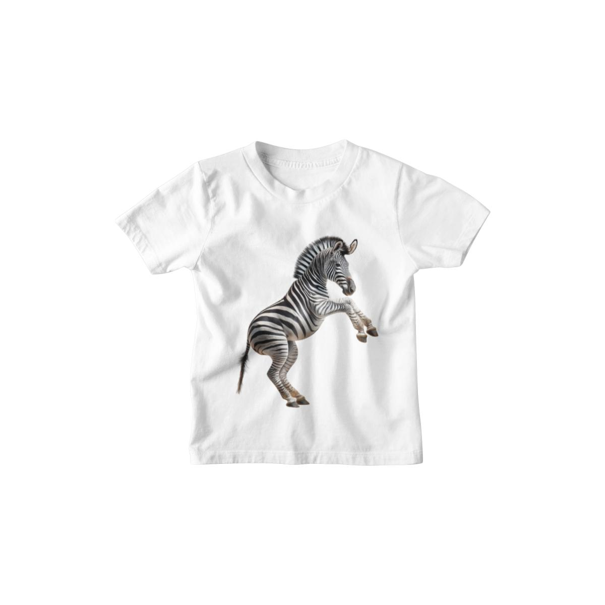 Kinder T-Shirt Süsses Zebra Springt
