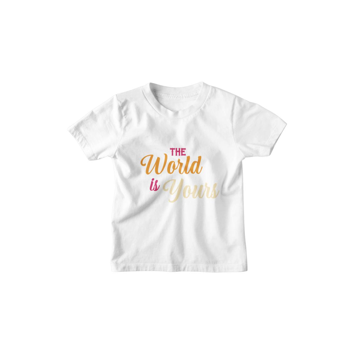 Kinder T-Shirt The World is Yours