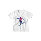 Kinder T-Shirt Watercolor Ski