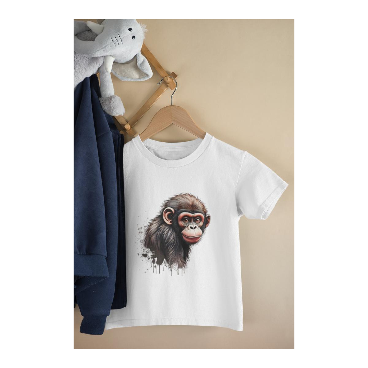 Kinder T-Shirt Affe