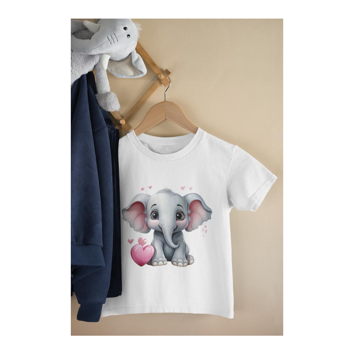 Kinder T-Shirt Baby Elefant