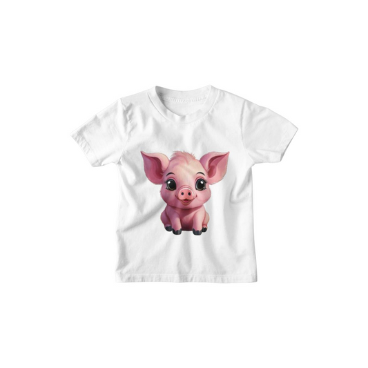 Kinder T-Shirt Baby Schwein