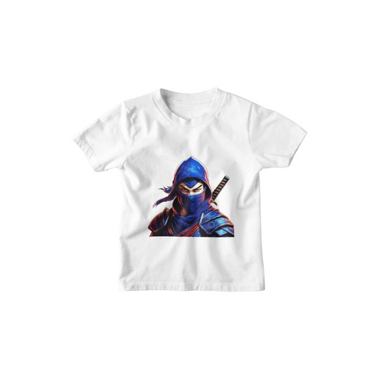 Kinder T-Shirt Blue Ninja