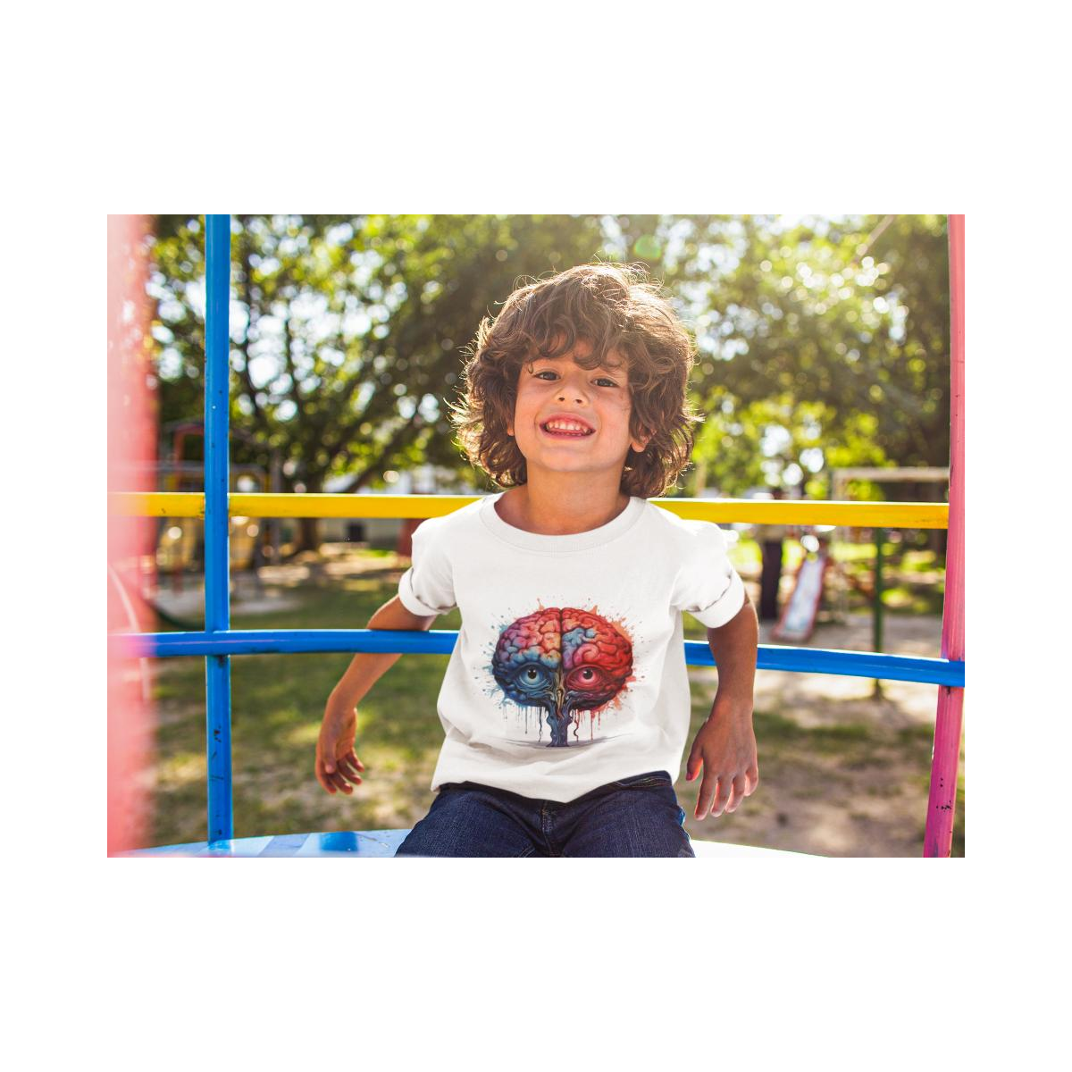 Kinder T-Shirt Brain