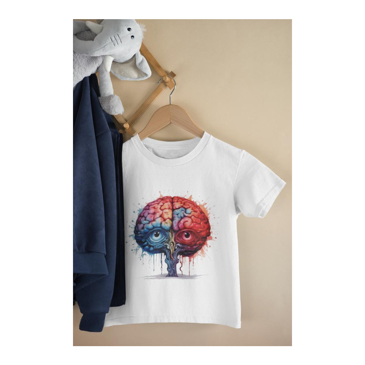 Kinder T-Shirt Brain