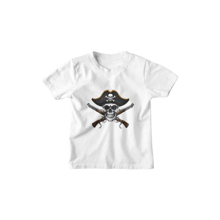 Kinder T-Shirt Comic Piratflag Symbol