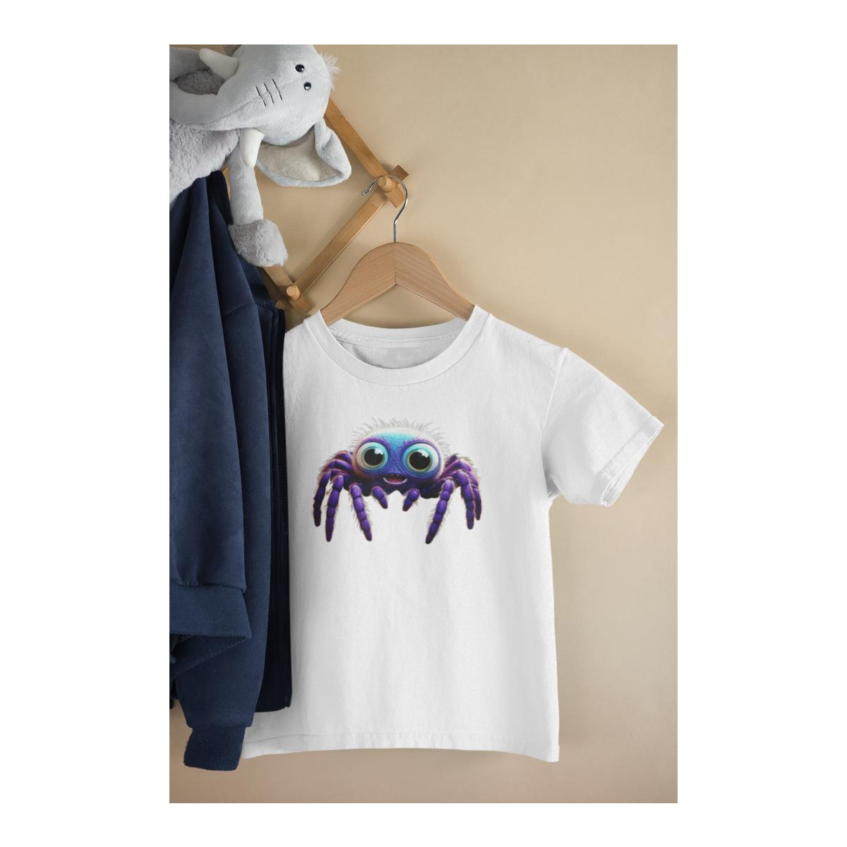 Kinder T-Shirt Comic Spinne