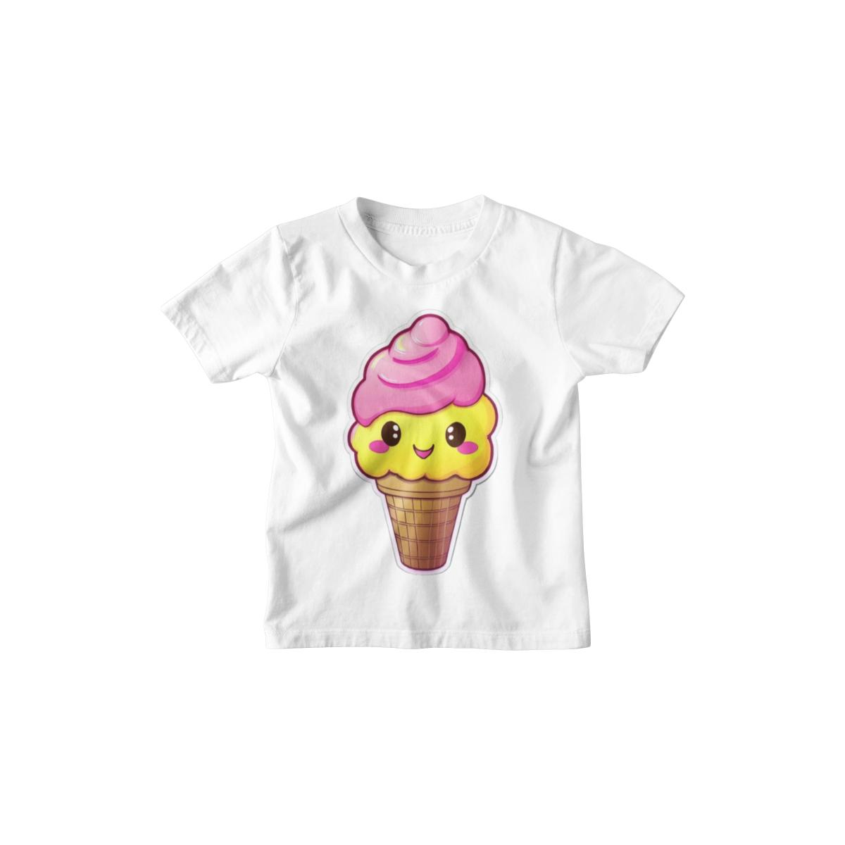 Kinder T-Shirt Cute Kawaii Glace