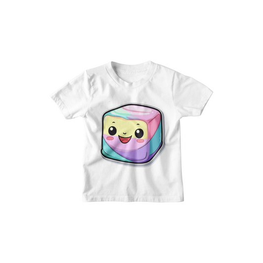 Kinder T-Shirt Cute Kawaii Marshmalow