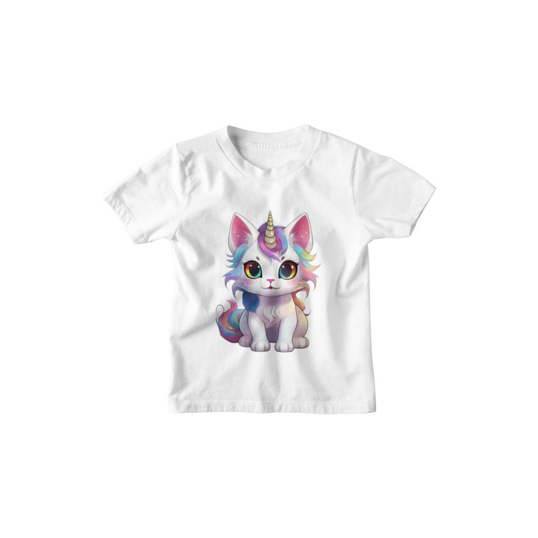 Kinder T-Shirt Cute unicorn Cat