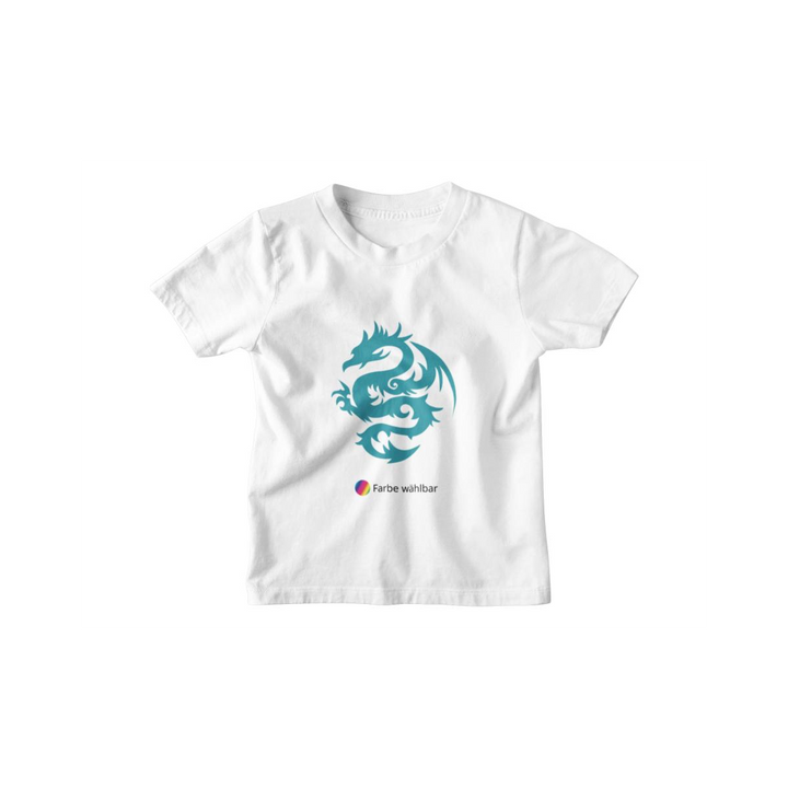 Kinder T-Shirt Dragon 3 Silhouette