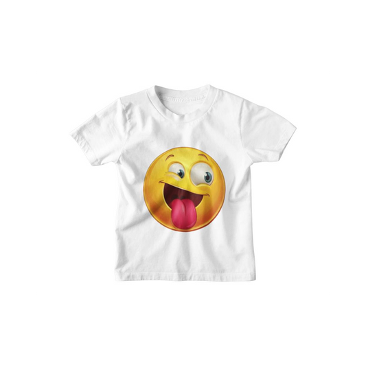 Kinder T-Shirt Emoji Ätsch