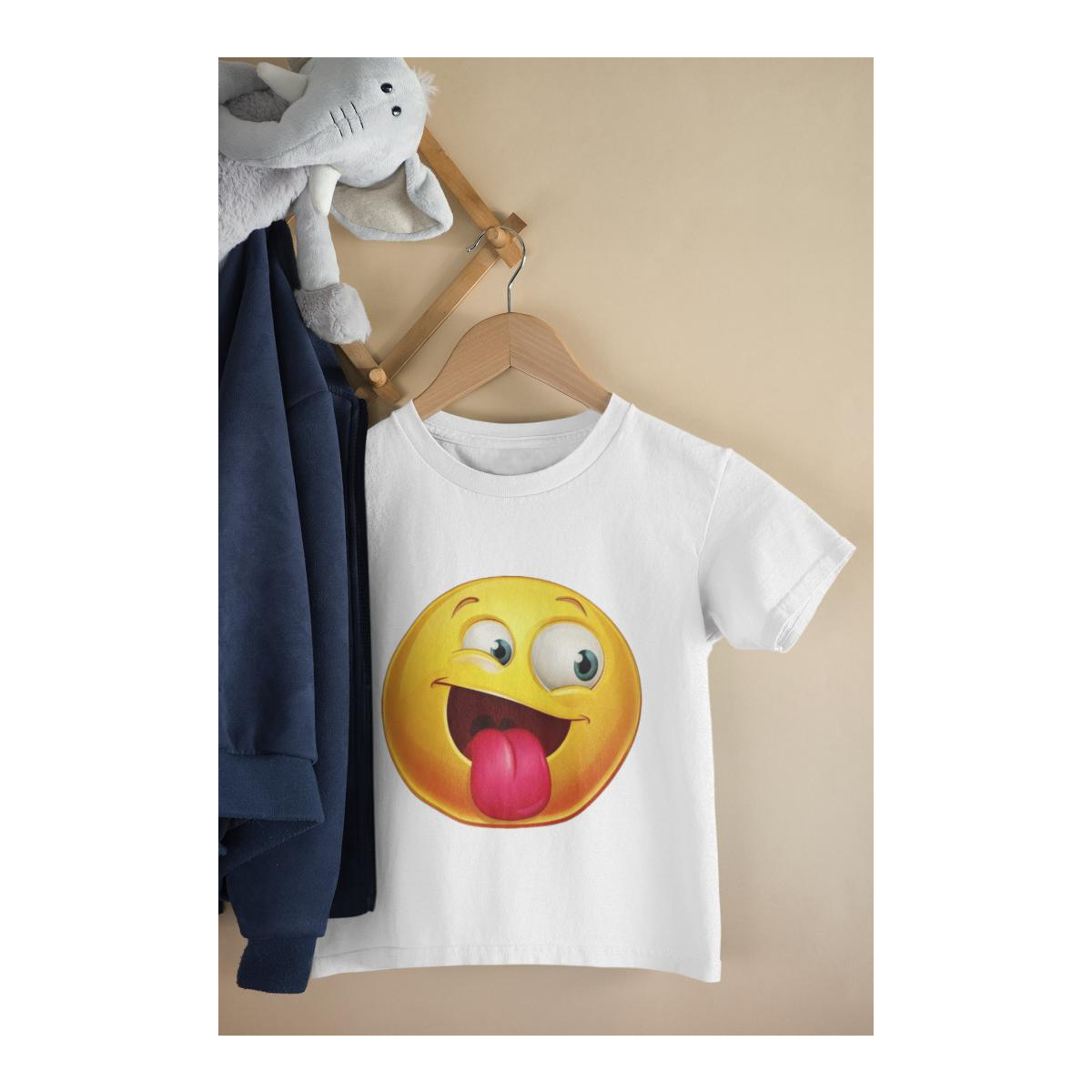 Kinder T-Shirt Emoji Ätsch