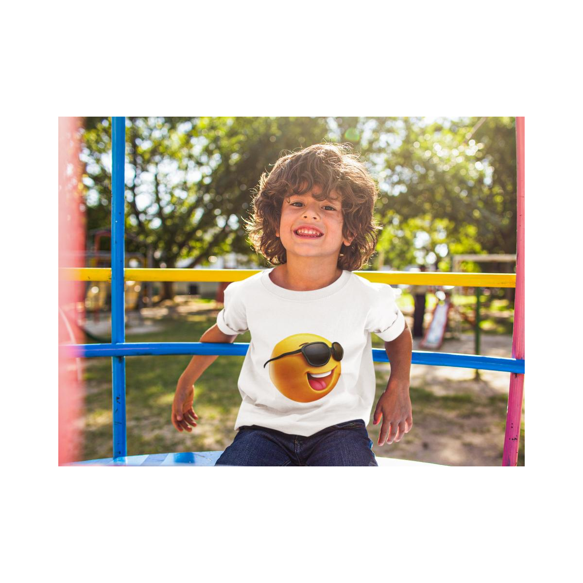 Kinder T-Shirt Emoji – Cool