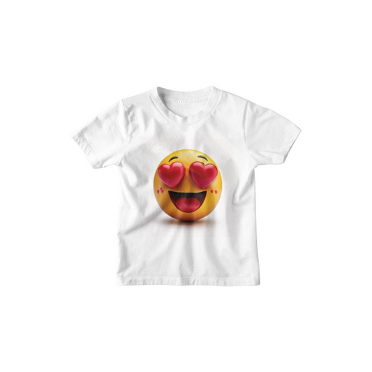 Kinder T-Shirt Emoji Love
