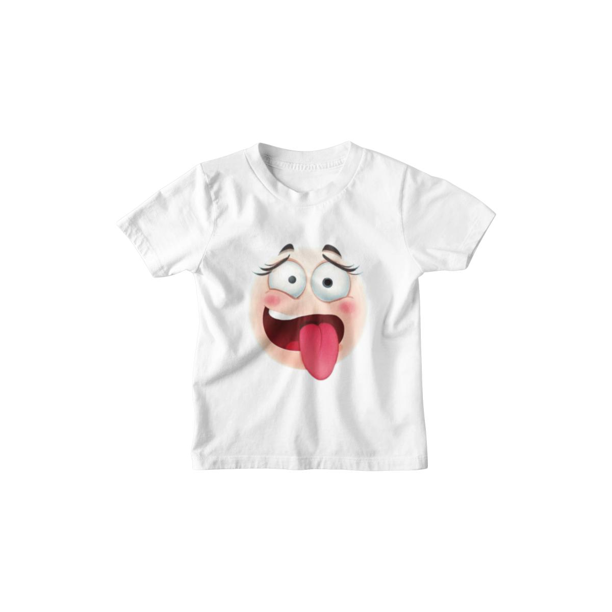 Kinder T-Shirt Emoji Erschöpft