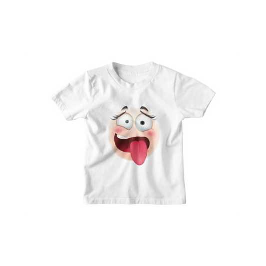 Kinder T-Shirt Emoji Erschöpft