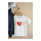 Kinder T-Shirt Flying Heart