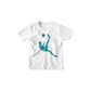 Kinder T-Shirt Fussball Player Silhouette