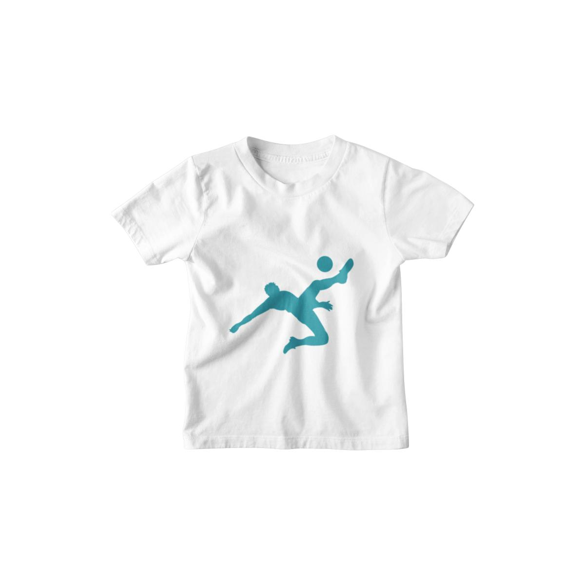 Kinder T-Shirt Fussballer Fallrückzieher