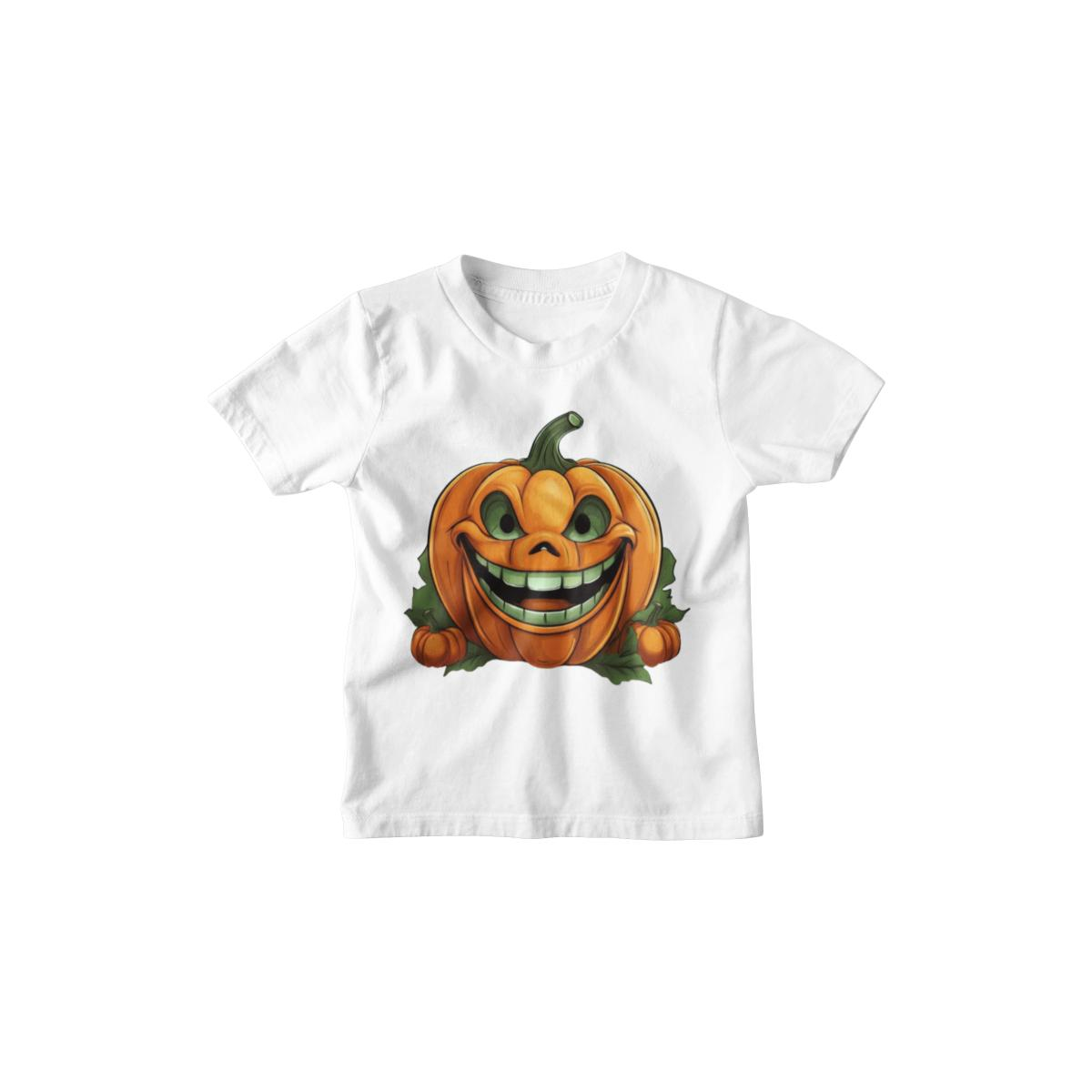 Kinder T-Shirt Halloween Pumpink Smiles