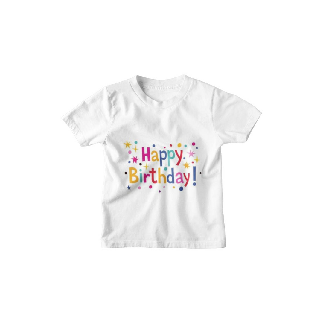 Kinder T-Shirt Happy Birthday
