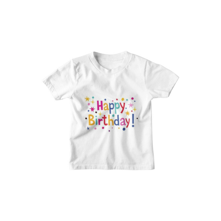 Kinder T-Shirt Happy Birthday
