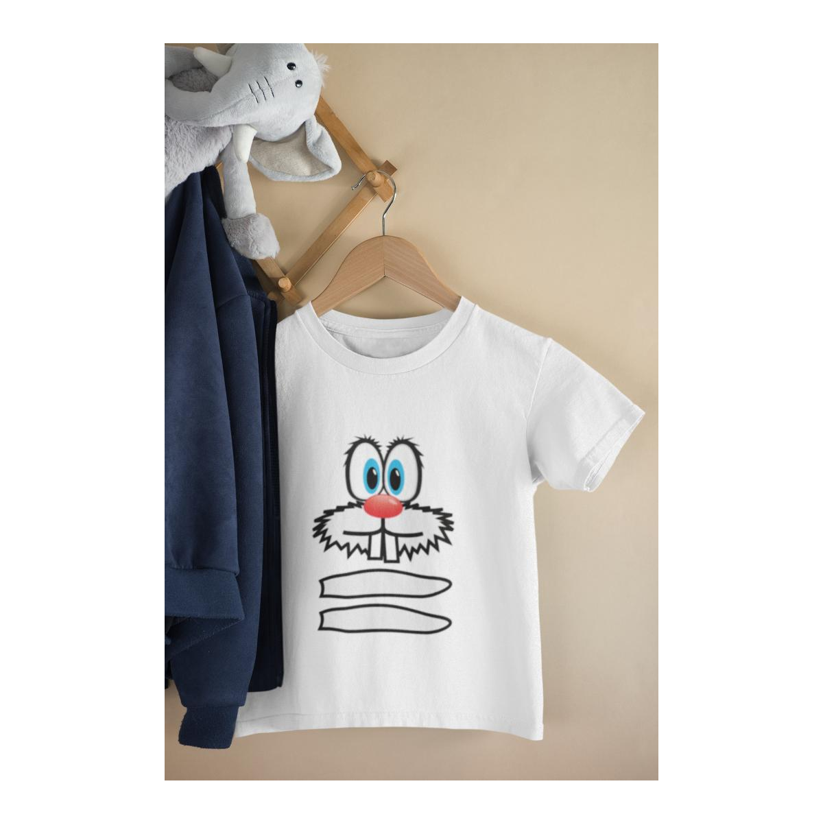 Kinder T-Shirt Hasenkopf 001
