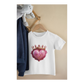 Kinder T-Shirt Herz mit Krone