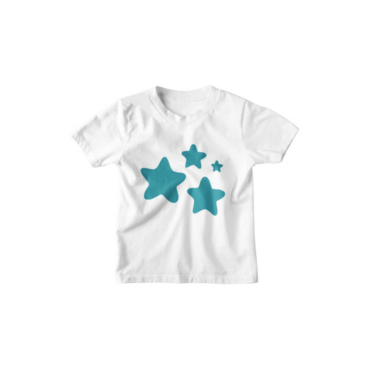 Kinder T-Shirt Herzige Comic Sterne