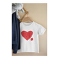 Kinder T-Shirt Herzpuzzle mit Puzzle-Teil