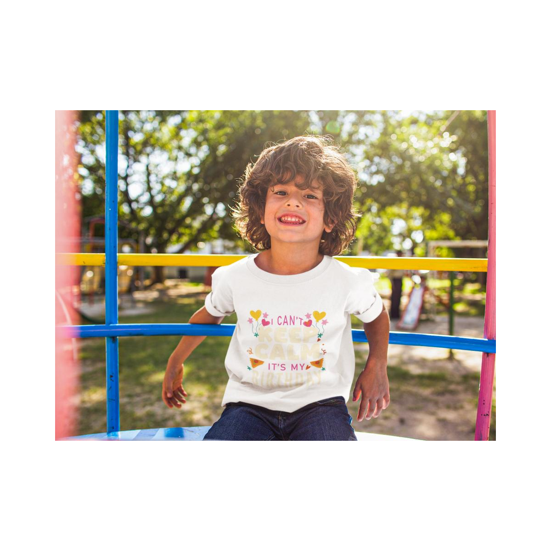 Kinder T-Shirt I can’t keep calm – It’s my Birthday