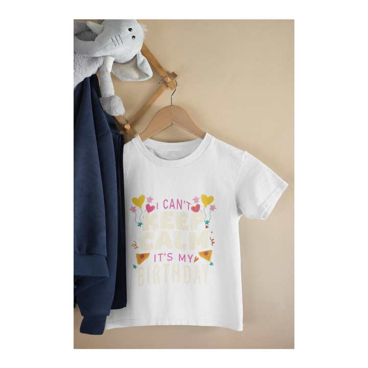 Kinder T-Shirt I can’t keep calm – It’s my Birthday