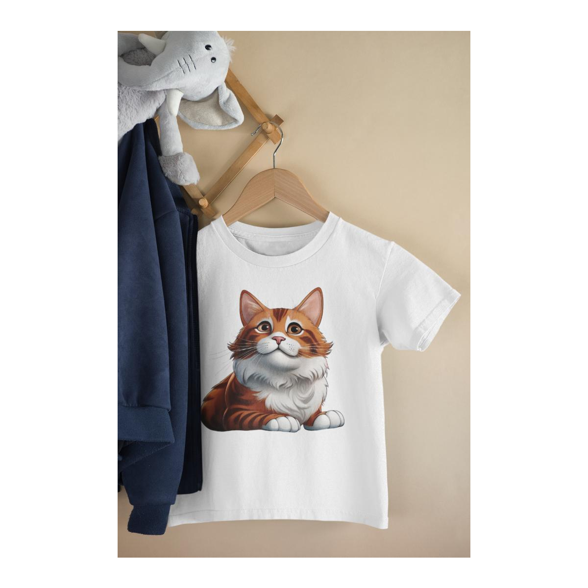 Kinder T-Shirt Katze