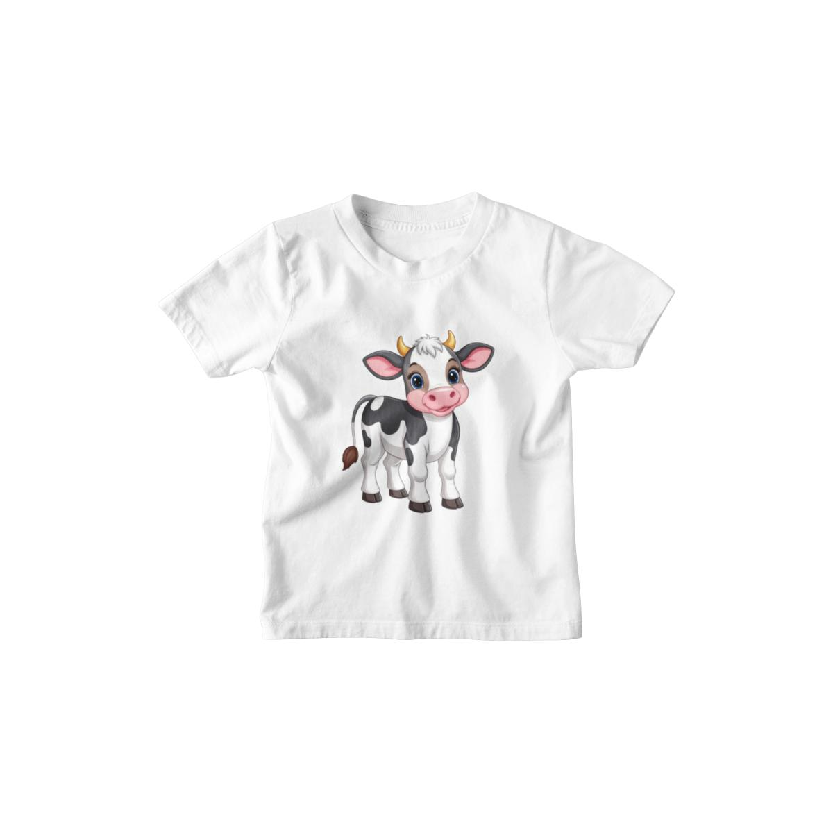Kinder T-Shirt Kleine Comic Kuh