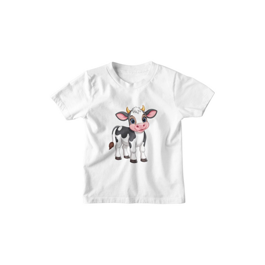 Kinder T-Shirt Kleine Comic Kuh