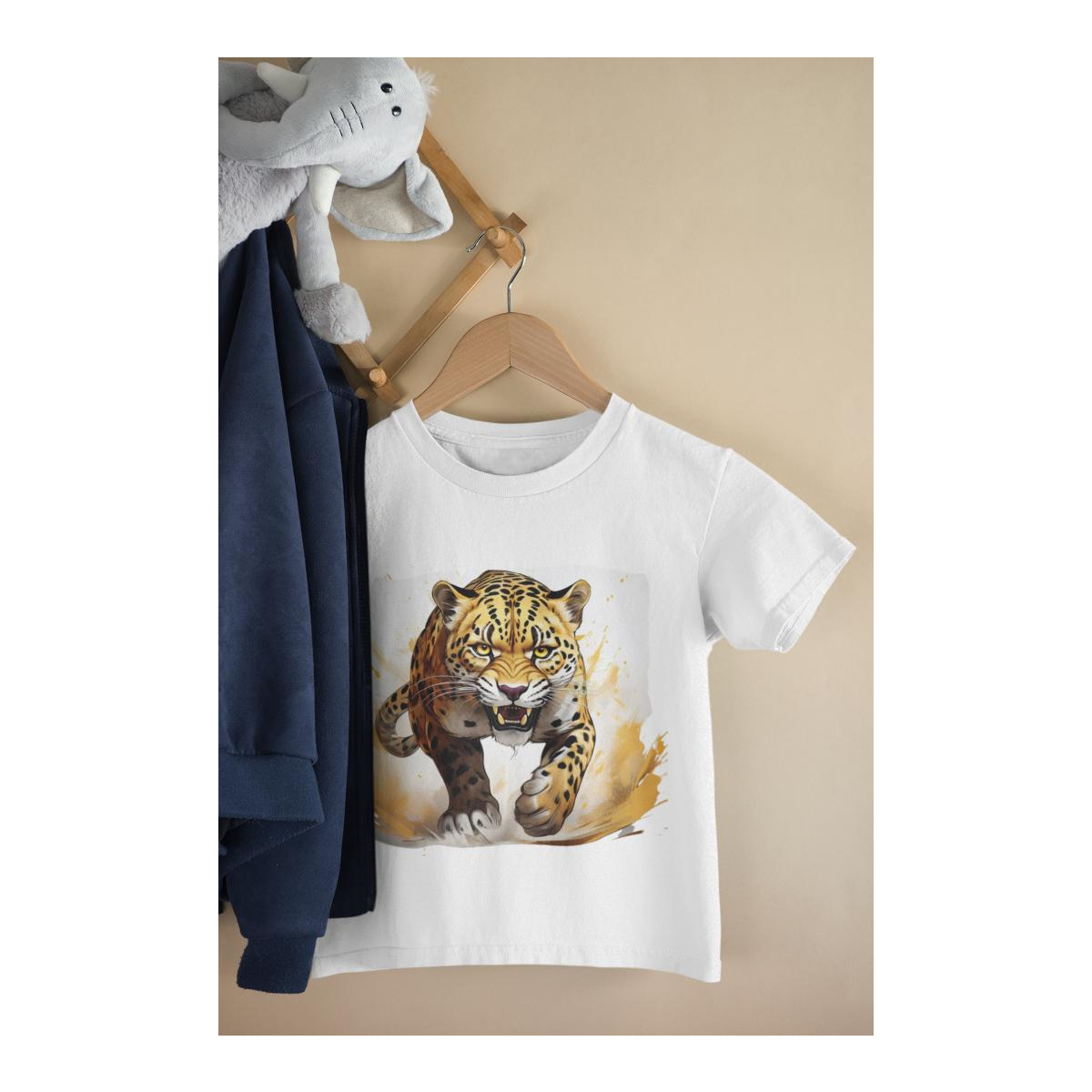 Kinder T-Shirt Leopard