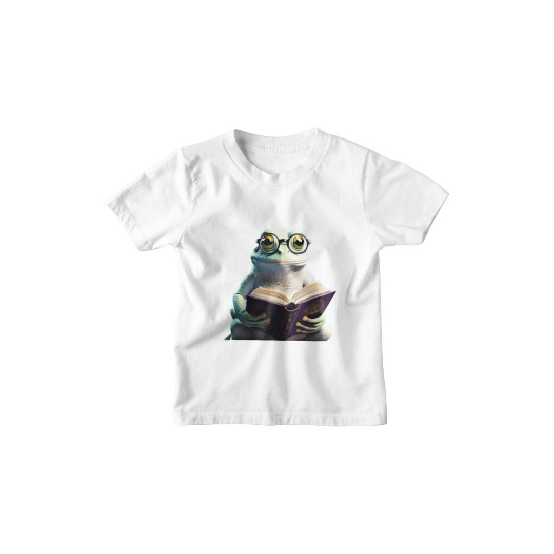 Kinder T-Shirt Mythic Magic Frog with Book