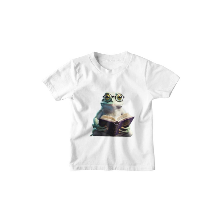 Kinder T-Shirt Mythic Magic Frog with Book